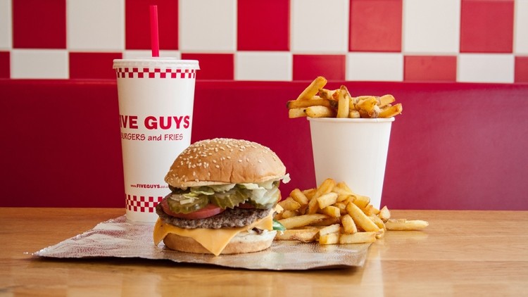 Five Guys sees sales rise across Europe, including the UK