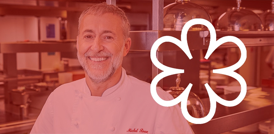 Michel Roux presented with Mentor Chef Award at Michelin 2024