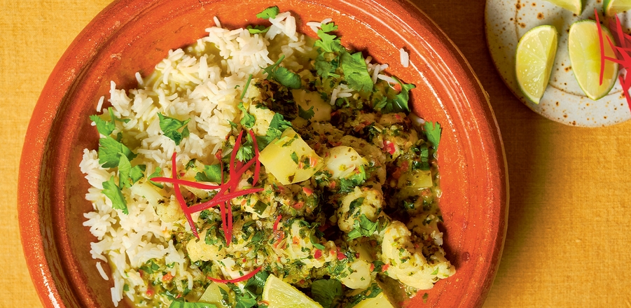 Recipe: Cauliflower and potato coconut curry